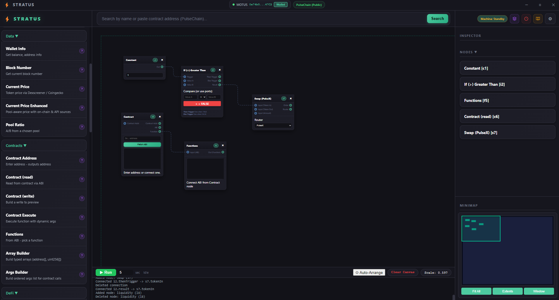 STRATUS interface preview